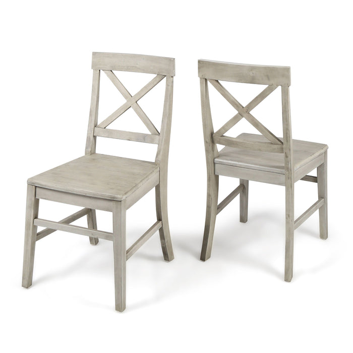Plethora - Dining Chair With X Shaped Back (Set of 2)