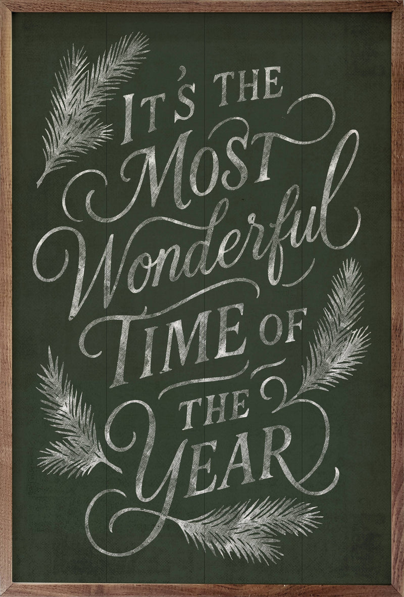 It's The Most Wonderful Time Pine Green