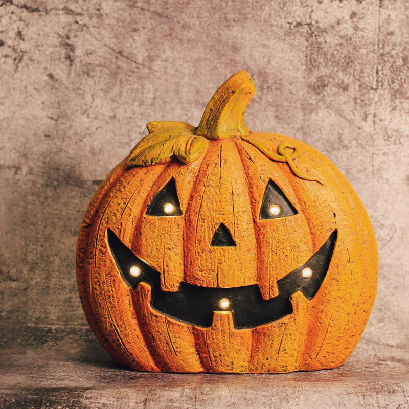 Smiley Pumpkin LED Light – Fall Halloween Home Decor Gift