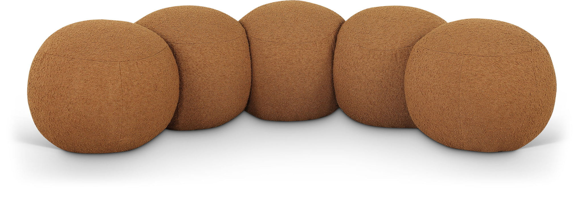 Apollo - Boucle Fabric Bench