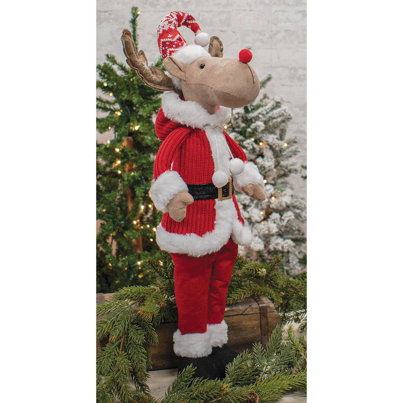 Santa Claus Standing Reindeer