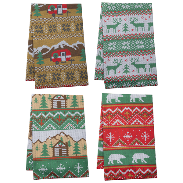 Holiday Icon Tea Towels