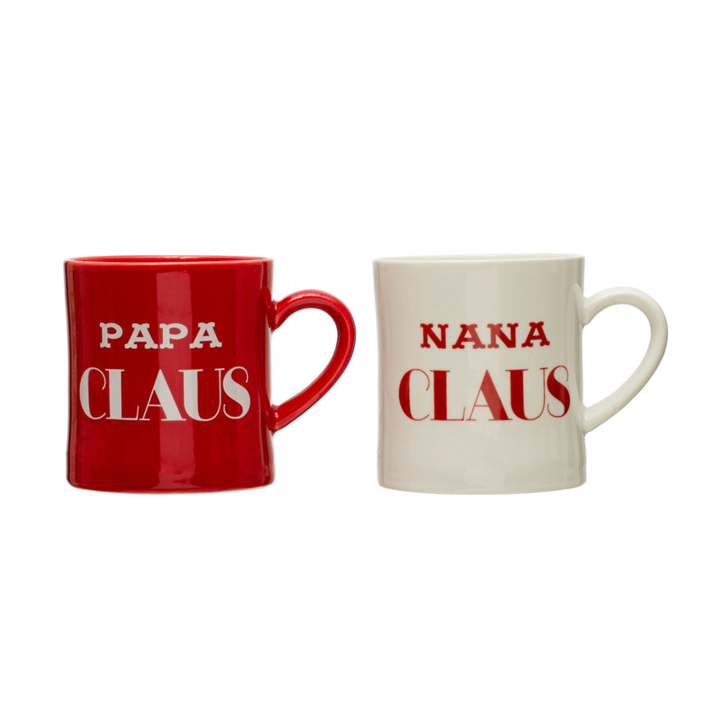 Mommy/Daddy/Nana/Papa Claus Stoneware Mug
