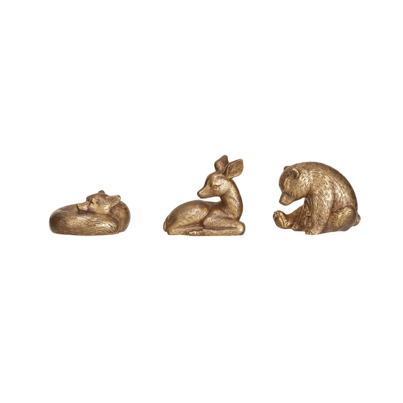 3.5" Resin Gold Animals
